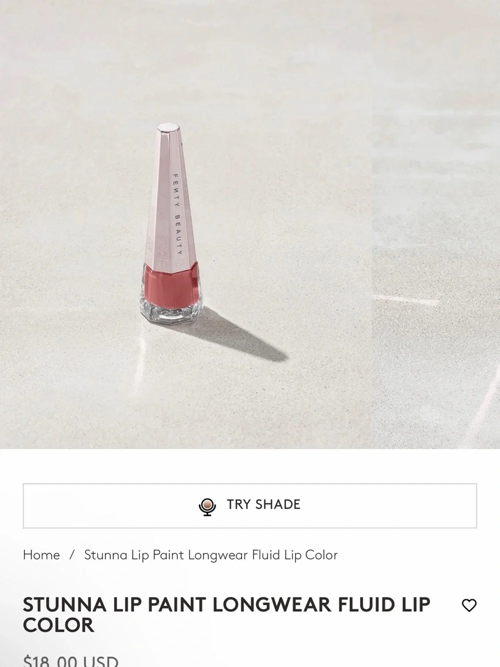Fenty beauty stunna lip paint in uncuffed